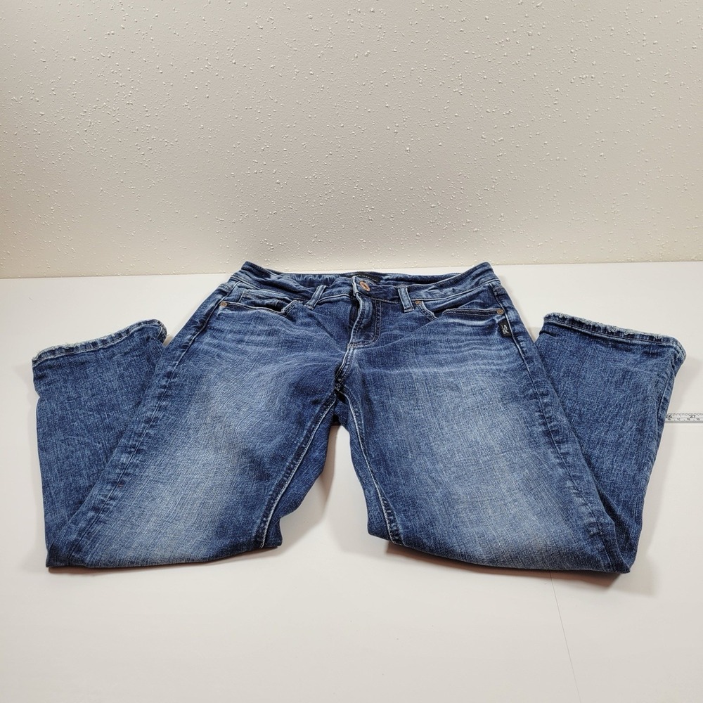 Silver Jeans Co. Women's Suki Capri Size 29/23.5 Blue